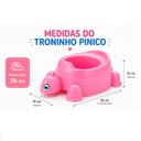 Ver imagem 4 de Pinico Rosa Assento Infantil Tartaruga Desfralde Bebe Piniquinho Plastico Xixi Banheiro Meninas