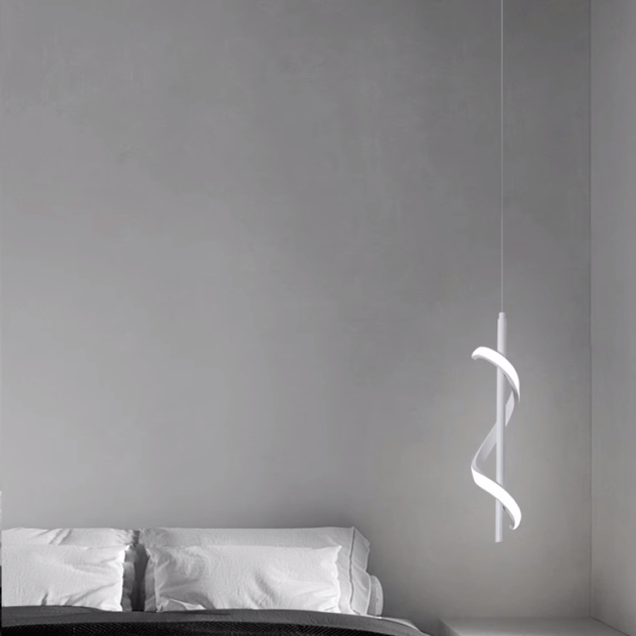 Luminária de Teto para Quarto Pendente Led Moderna Lustre para Cabeceira, Corredor