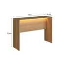 Ver imagem 3 de Mesa Bancada Gourmet Americana Rolls 115cm com Iluminação LED Mel - Prodecor Móveis