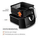 Ver imagem 4 de Fritadeira Elétrica Air Fryer sem Óleo 6l Mondial Afn-60-bi 1900w Preto/inox 127v