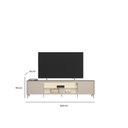 Ver imagem 5 de Rack para Sala de Estar Tv 85 Pol com Led Elysia L05 Off White Fosco - Lyam Decor