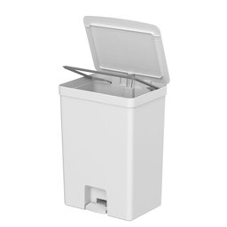 Lixeira com Pedal Trium 50 L Branco ou - 2