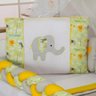 Kit Berço Trança Safari Animais 11pçs Enxoval Quarto Bebê Amarelo - 2