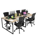 Ver imagem 4 de Estação de Trabalho Mesa Plataforma Industrial 4 Lugares Office