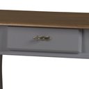 Ver imagem 2 de Aparador para Sala com Pés Luis Xv 1 Gaveta 1010 Linz Móveis - Cinza/imbuia Glazer