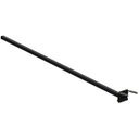 Ver imagem 1 de Suporte Refletor Inclinado Parede Braço 100 Cm Preto