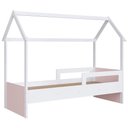 Ver imagem 4 de Cama Infantil Montessoriana Casinha Infix C06 Branco/rosa - Mpozenato