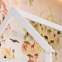 Ver imagem 5 de Cama Infantil Montessoriana Casinha Infix C06 Branco/rosa - Mpozenato