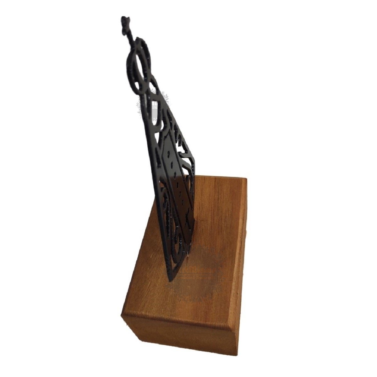 escultura religiosa nossa senhora aparecida decorativa ferro madeira - 8