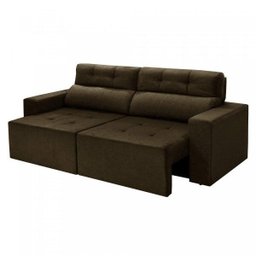 Sofá Retrátil e Reclinável 4 Lugares Triunfo Ambiente Móveis - 5 Sofá Retrátil e Reclinável 4 Lugares Triunfo Ambiente Móveis - 5