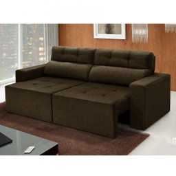 Sofá Retrátil e Reclinável 4 Lugares Triunfo Ambiente Móveis - 2 Sofá Retrátil e Reclinável 4 Lugares Triunfo Ambiente Móveis - 2