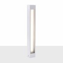 Ver imagem 2 de Poste Balizador de Jardim Externo Branco + T8 60cm Luz Fria Starlumen St2946