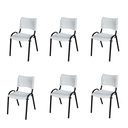 Ver imagem 1 de Kit 6 Cadeira Iso - Branco