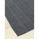 Ver imagem 3 de Jogo Rústico 3 Peças 1 Passadeira + 2 Tapetes Cinza Grafite