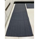 Ver imagem 2 de Jogo Rústico 3 Peças 1 Passadeira + 2 Tapetes Cinza Grafite