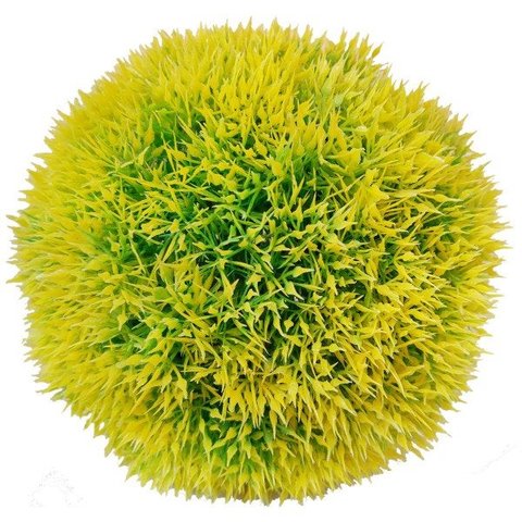 SOMA MUSGO BALL VERDE E AMARELA (PLANTA PLASTICA ARTIFICIAL) 17CM ( 050610 )- UN