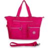 Bolsa Feminina Lateral Impermeavel Tiracolo Ombro 1212#:ROSA - 1