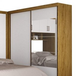 Guarda-Roupa Casal 7 Portas com Espelho Espresso Móveis - 10 Guarda-Roupa Casal 7 Portas com Espelho Espresso Móveis - 10