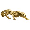 Ver imagem 1 de Escultura Estátua Decorativa Enfeite Pantera Ataque 37x10 Cm:dourado