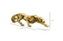 Ver imagem 3 de Escultura Estátua Decorativa Enfeite Pantera Ataque 37x10 Cm:dourado