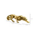 Ver imagem 3 de Escultura Estátua Decorativa Enfeite Pantera Ataque 37x10 Cm:dourado