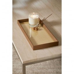 Bandeja em Mdf com Rattan - Grande - 3