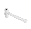 Ver imagem 1 de Sifao Sanfonado Universal Branco C/ Copo 7/8 (40,50mm) - Astra