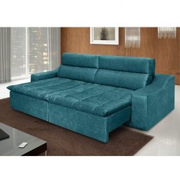 Sofá Retrátil e Reclinável 4 Lugares Connect com Pillow Ambiente Móveis - 2