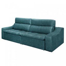 Sofá Retrátil e Reclinável 4 Lugares Connect com Pillow Ambiente Móveis - 5
