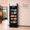 Ver imagem 5 de Refrigerador Expositor Vertical Hq 509 Litros Porta de Vidro Duplo Iluminação LED Preto Hq-509REVPVX