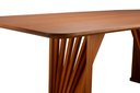 Ver imagem 3 de Mesa de Jantar 06 Lugares Cannes Base Madeira Maciça Tampo Madeira