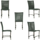 Ver imagem 3 de Mesa Ascoli 4 Cadeiras Cannes de Alumínio Fendi Trama Verde
