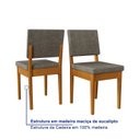Ver mais imagens de Conjunto Sala de Jantar 6 Lugares Retangular com Tampo de Vidro Mesa Filadélfia Cadeiras Miami