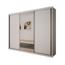 Ver imagem 3 de Guarda Roupa Casal Amsterdã 3 Portas 6 Gavetas com Espelho Clic Móveis