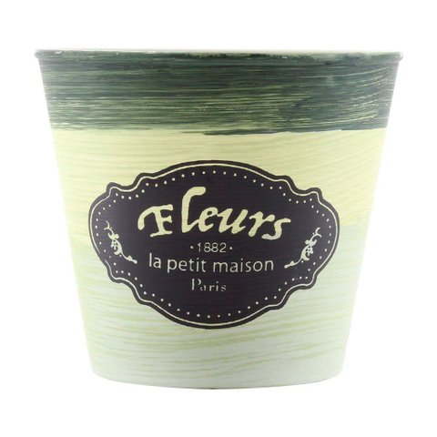 Kit 10 Mini Vasos de Planta Cachepot Estampados Decorados 11cm