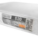 Ver imagem 5 de Beliche Solteiro Montessoriana Nuvem Erika Com Colchões Branca Incluso Luminária Led - Branco