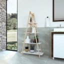 Ver imagem 3 de Estante Decorativa Triangular 4 Prateleiras Sarin Gaam Móveis