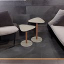 Ver imagem 2 de Conjunto Mesa de Centro Lateral de Canto Decorativo Mdf:gianduia
