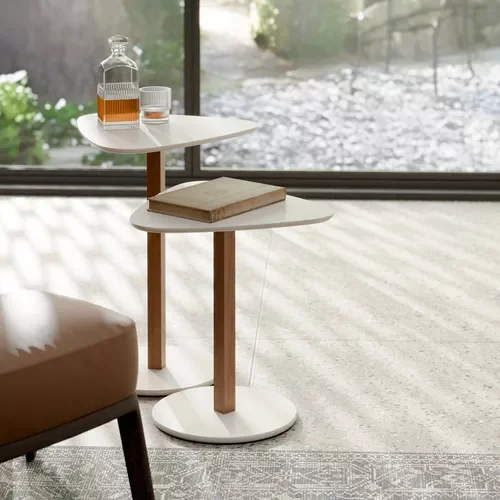 Ver imagem 4 de Conjunto Mesa de Centro Lateral de Canto Decorativo Mdf:gianduia