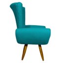 Ver imagem 4 de Kit 2 Poltronas Decorativas para Sala Emilia Suede - Clique e Decore