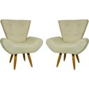 Ver imagem 1 de Kit 2 Poltronas Decorativas para Sala Emilia Suede - Clique e Decore
