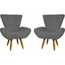 Kit 2 Poltronas Decorativas para Sala Emilia Suede - Clique e Decore - 1