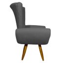 Ver imagem 4 de Kit 2 Poltronas Decorativas para Sala Emilia Suede - Clique e Decore