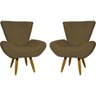 Kit 2 Poltronas Decorativas para Sala Emilia Suede - Clique e Decore - 1
