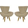 Kit 2 Poltronas Decorativas para Sala Emilia Suede - Clique e Decore - 1
