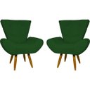 Ver imagem 1 de Kit 2 Poltronas Decorativas para Sala Emilia Suede - Clique e Decore