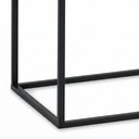 Ver imagem 5 de Mesa de Cabeceira com Gaveta Estilo Industrial Nicho MDF Base em Aço Metalon Freijó/Preto Lh Móveis