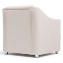 Ver imagem 2 de Poltrona Decorativa Mila Confortável para Sala Recepção Manicure Pés Cromado - Clique e Decore