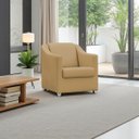 Ver imagem 1 de Poltrona Decorativa Mila Confortável para Sala Recepção Manicure Pés Cromado - Clique e Decore