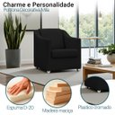 Ver imagem 5 de Poltrona Decorativa Mila Confortável para Sala Recepção Manicure Pés Cromado - Clique e Decore